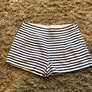 J. Crew Nautical Blue/White Shorts